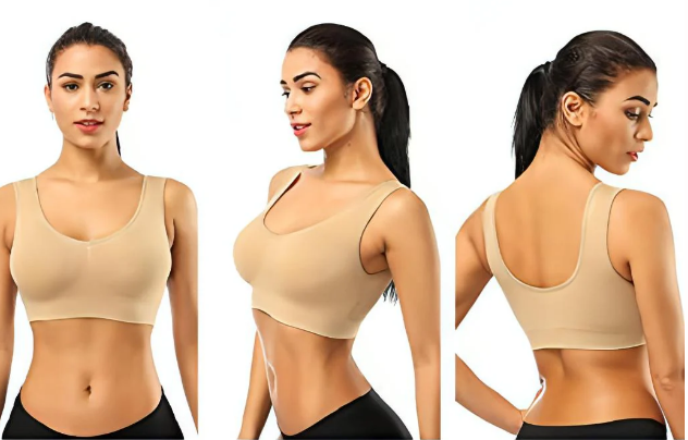 Pack Of 2 Imported Soft Cotton Non Paded Hot Bra Brief Brassire Blouse Brazzire For Girls Women Ladies