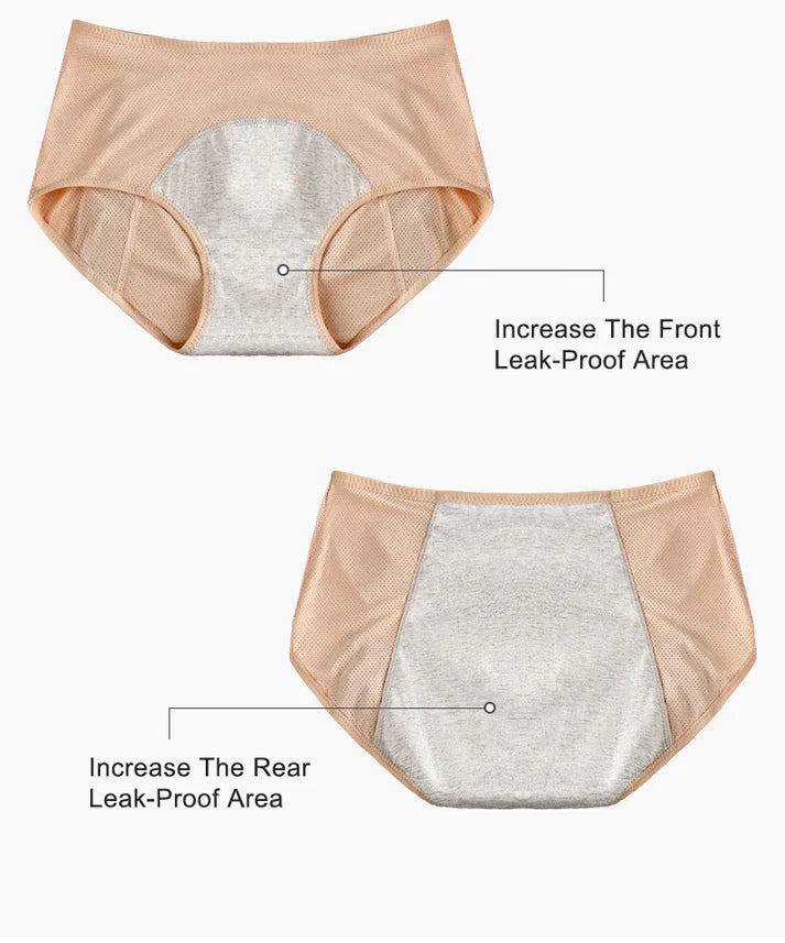 Seamless Anti-Leak Menstrual Period, Leak-Proof Panties