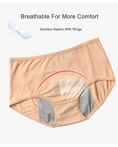 Seamless Anti-Leak Menstrual Period, Leak-Proof Panties