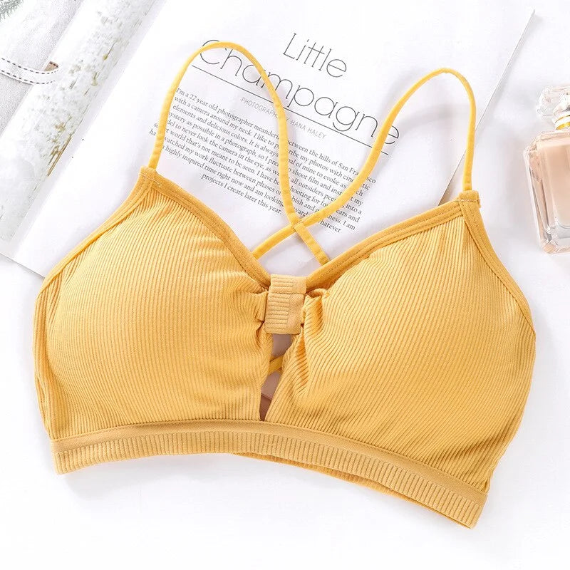 Trendy Style Bralette Bra - Basic