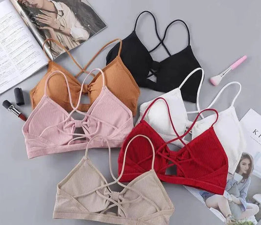 Trendy Style Bralette Bra - Basic